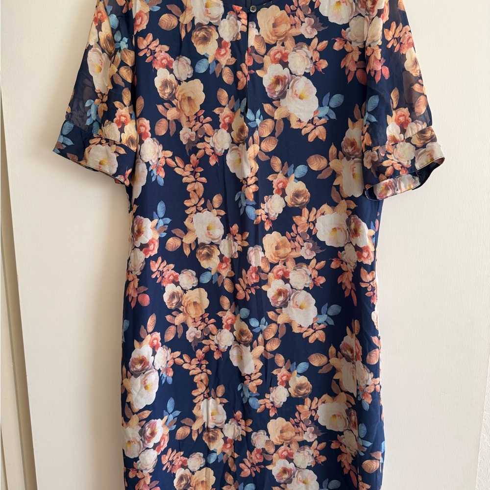 Silk J. Crew midi dress